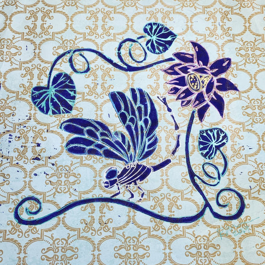Sketchbook Project, Page 3 - Dragonfly
