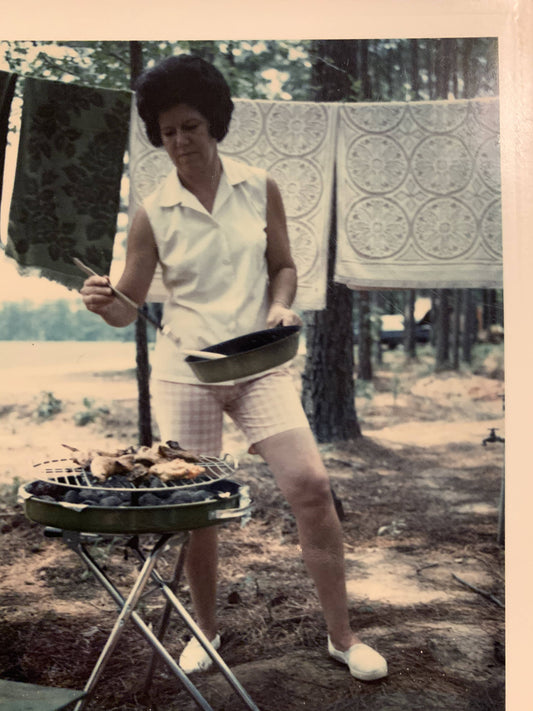 Granny Grillin' Like a Boss