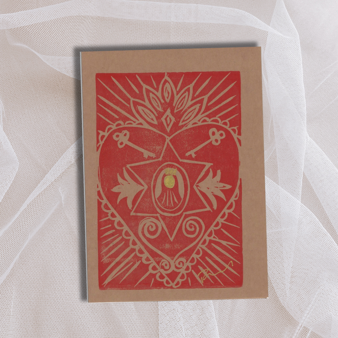 Sacred Heart notecard