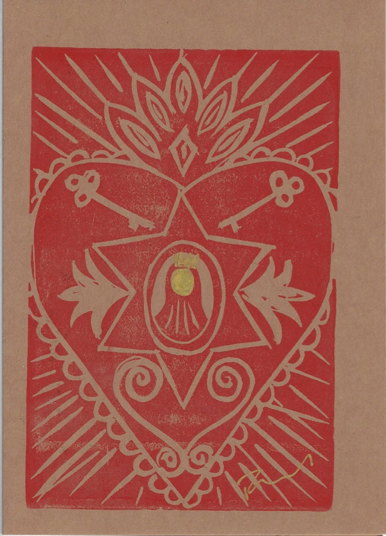 Sacred Heart notecard